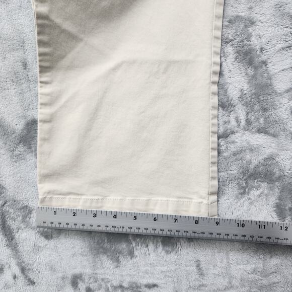 Jones Wear Sport Pants Womens 10 Tan Khaki Mid Rise Crop Capri Wide Leg Casual - Picture 10 of 11